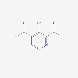 3-Bromo-2,4-bis(difluoromethyl)pyridine