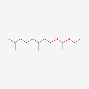 molecular formula C14H28O2 B12065981 8-(1-Ethoxyethoxy)-2,6-dimethyloct-1-ene CAS No. 99948-87-5