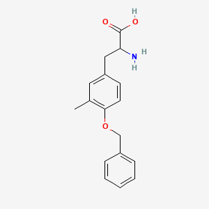 (2S)-2-amino-3-[4-(benzyloxy)-3-methylphenyl]propanoic acid