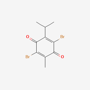 molecular formula C10H10Br2O2 B1206603 Dibromothymoquinone CAS No. 29096-93-3