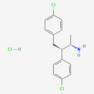 molecular formula C16H18Cl3N B12066054 (2S,3S)-3,4-bis(4-chlorophenyl)butan-2-amine hydrochloride 