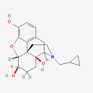 molecular formula C20H25NO4 B12066067 6beta-Naltrexol-d4 CAS No. 1279034-32-0