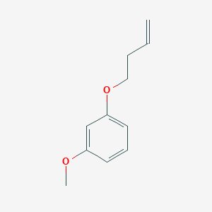 molecular formula C11H14O2 B12066076 Benzene, 1-(3-butenyloxy)-3-methoxy- CAS No. 104886-22-8