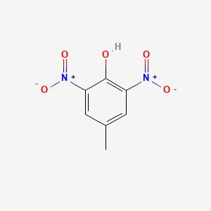 molecular formula C7H6N2O5 B1206616 2,6-Dinitro-p-cresol CAS No. 609-93-8