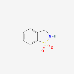 molecular formula C7H7NO2S B1206618 2,3-Dihydrobenzo[d]isothiazole 1,1-dioxide CAS No. 936-16-3