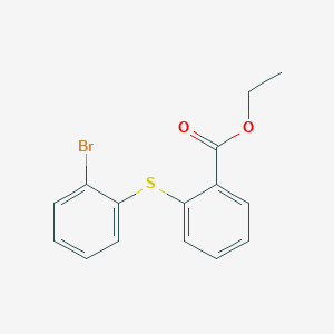 Ethyl 2-[(2-bromophenyl)sulfanyl]benzoate