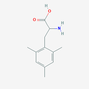molecular formula C12H17NO2 B1206626 2-Amino-3-(2,4,6-trimethylphenyl)propanoic acid CAS No. 76932-42-8