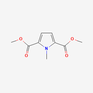 molecular formula C9H11NO4 B12066285 1H-Pyrrole-2,5-dicarboxylic acid, 1-methyl-, 2,5-dimethyl ester CAS No. 1757-30-8