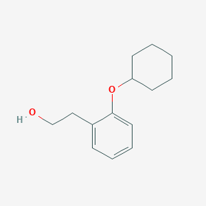 molecular formula C14H20O2 B12066289 2-(2-(Cyclohexyloxy)phenyl)ethanol 