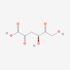 molecular formula C6H8O6 B1206629 3-脱氧-D-赤藓糖-2,5-二酮糖酸 