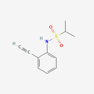 N-(2-Ethynylphenyl)propane-2-sulfonamide