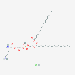 1,2-Dipalmitoyl-sn-glycero-3-[phospho-rac-(3-lysyl(1-glycerol))] (chloride salt)