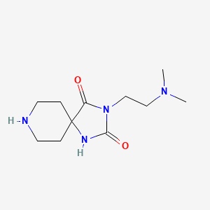 3-(2-Dimethylamino-ethyl)-1,3,8-triaza-spiro[4.5]decane-2,4-dione