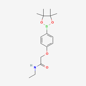 N-ethyl-2-(4-(4,4,5,5-tetramethyl-1,3,2-dioxaborolan-2-yl)phenoxy)acetamide