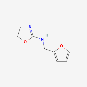 molecular formula C8H10N2O2 B12066373 Furfurylamine, N-(2-oxazolinyl)- CAS No. 101468-19-3