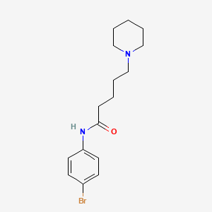 N-(4-Bromophenyl)-1-piperidinepentanamide