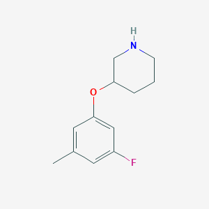 3-(3-Fluoro-5-methylphenoxy)piperidine