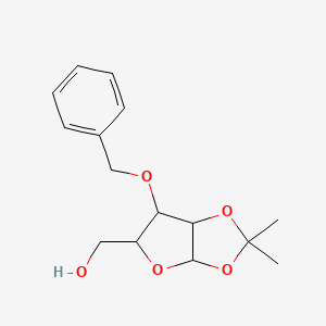 molecular formula C15H20O5 B12066497 3-O-Benzyl-1-O,2-O-isopropylidene-beta-L-lyxofuranose 