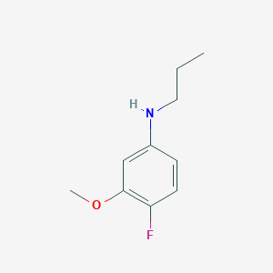 4-fluoro-3-methoxy-N-propylaniline