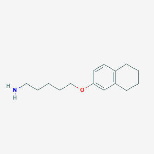 5-(5,6,7,8-Tetrahydronaphthalen-2-yloxy)pentan-1-amine