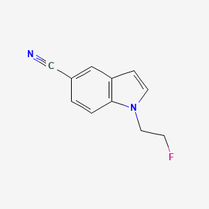 1-(2-Fluoro-ethyl)-1H-indole-5-carbonitrile