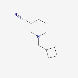 molecular formula C11H18N2 B12066598 1-(Cyclobutylmethyl)piperidine-3-carbonitrile 