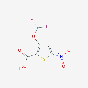 3-(Difluoromethoxy)-5-nitrothiophene-2-carboxylic acid