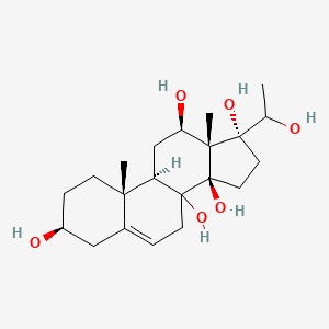 Pregn-5-ene-3,8,12,14,17,20-hexol