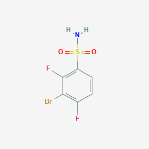 3-Bromo-2,4-difluorobenzene-1-sulfonamide