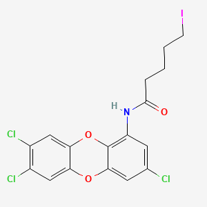 molecular formula C17H13Cl3INO3 B1206667 IV-Tcdbd CAS No. 98242-57-0
