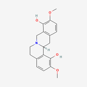 molecular formula C19H21NO4 B1206669 Clarkeanidine CAS No. 99615-99-3
