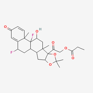 6alpha,9-Difluoro-11beta-hydroxy-16alpha,17-[isopropylidenebis(oxy)]pregna-1,4-diene-3,20-dione 21-propionate