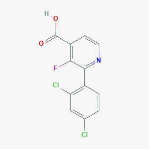 2-(2,4-Dichlorophenyl)-3-fluoroisonicotinic acid