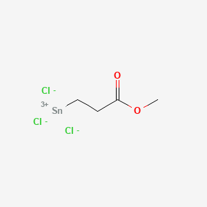 (3-Methoxy-3-oxopropyl)tin(3+);trichloride