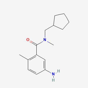 5-amino-N-(cyclopentylmethyl)-N,2-dimethylbenzamide