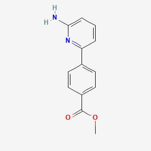 molecular formula C13H12N2O2 B12066821 Methyl 4-(6-aminopyridin-2-YL)benzoate 