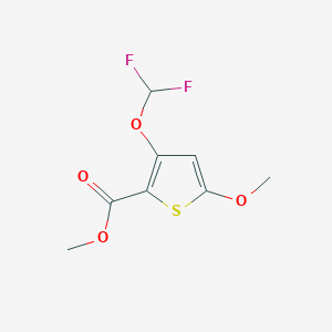 Methyl 3-(difluoromethoxy)-5-methoxythiophene-2-carboxylate