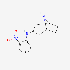 molecular formula C13H17N3O2 B12066840 endo-N-(2-nitrophenyl)-8-azabicyclo[3.2.1]octan-3-amine 