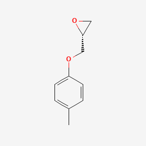 molecular formula C10H12O2 B12066894 (2R)-2-[(4-methylphenoxy)methyl]oxirane 