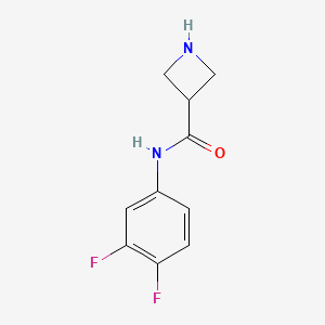 N-(3,4-difluorophenyl)azetidine-3-carboxamide