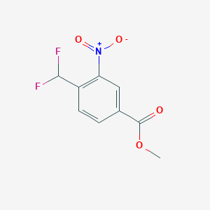 Methyl 4-(difluoromethyl)-3-nitrobenzoate