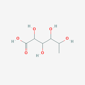molecular formula C6H12O6 B1206694 2,3,4,5-四羟基己酸 