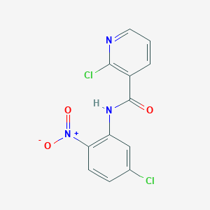 3-Pyridinecarboxamide, 2-chloro-N-(5-chloro-2-nitrophenyl)-