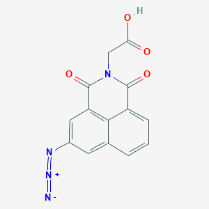 molecular formula C14H8N4O4 B012067 5-Azidoalrestatin CAS No. 103884-86-2