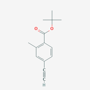 4-Ethynyl-2-methyl-benzoic acid tert-butyl ester