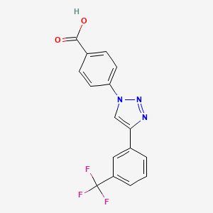 4-[4-(3-Trifluoromethyl-phenyl)-[1,2,3]triazol-1-yl]-benzoic acid