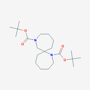 Di-tert-butyl 1,9-diazaspiro[6.6]tridecane-1,9-dicarboxylate