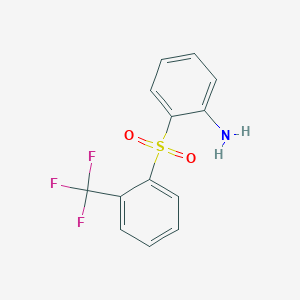 2-[2-(Trifluoromethyl)benzene-1-sulfonyl]aniline