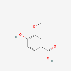 B1206713 3-Ethoxy-4-hydroxybenzoic acid CAS No. 5438-38-0