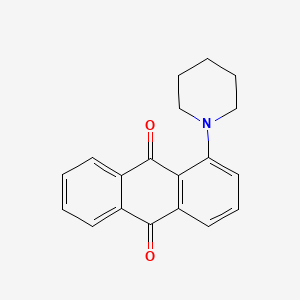 molecular formula C19H17NO2 B1206714 1-哌啶基蒽醌 CAS No. 4946-83-2